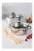 Cacerola Tramontina Allegra 24cm Acero Inoxidable Triple Fondo con tapa de vidrio. 5,7 litros. - Bazar Mundo