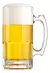 Chopp de Vidrio con capacidad de 1 litro marca Crisa