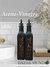 Aceitera y/ó Vinagrera de Vidrio Decorada 250cc con Vertedor de Silicona