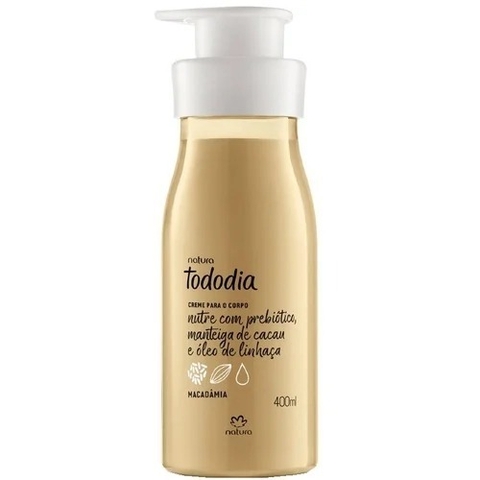 CREME DESODORANTE NUTRITIVO PARA O CORPO - MACADÂMIA - 400 ML