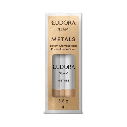 BATOM CREMOSO COM PARTÍCULAS DE OURO - METALS - NUDE NOBRE