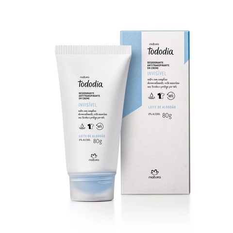 DESODORANTE ANTITRANSPIRANTE - INVISÍVEL - LEITE DE ALGODÃO
