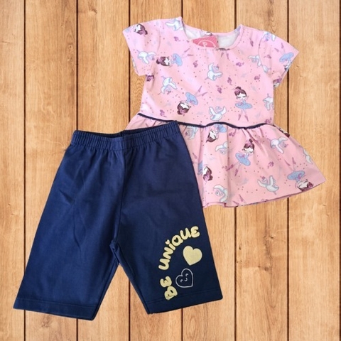 CONJUNTO DE ROUPA INFANTIL MENINA - TAMANHO 8 - Cód 202309 - comprar online