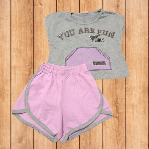 CONJUNTO DE ROUPA INFANTIL MENINA TAMANHO 4 - 202325 - comprar online