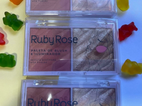 BLUSH + ILUMINADOR RUBY ROSE