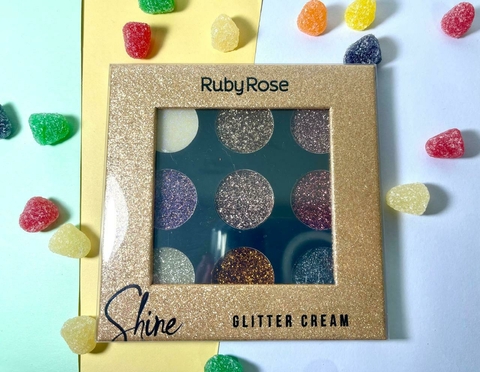 PALETA GLITTER CREAM SHINE ORO