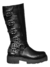 Borcego Bota Savage Plataforma Cuero Mujer Hebilla