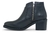 Botineta Bota Mujer Cuero Gravagna Texana Negro - comprar online