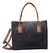 Cartera Camille 100% Cuero Vacuno Genuino Negro Y Suela - comprar online