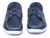 Zapatos De Hombre Náuticos De Cuero Con Cordon Liviano Azul - comprar online