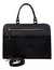 Maletin Portafolio Porta Notebook Cuero Genuino Negro - comprar online
