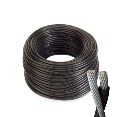 Cable preensamblado ALUMINIO 2x25mm x metro PR225. Argenplas. #147111