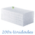 Kit 200 Unidades Fibra Macia Branca 23 cm x 10 cm de Limpeza Sem Riscos Para Superfícies Pintadas Fórmicas Cromados Inox