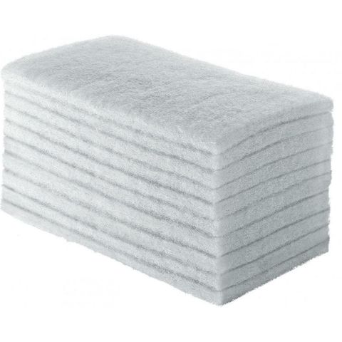 Kit 50 Unidades Fibra Leve Branca SuperPro Bettanin 22,5 x 10 cm Para Limpeza de Acabamento de Superfícies Delicada