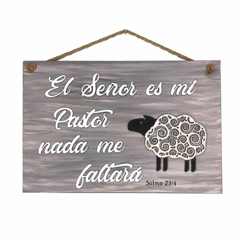 Cuadro decorativo MDF con oveja negra