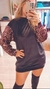 Buzo vestido mangas palliet