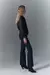 JEN TAILOR SATIN BLUE BLACK (11115227708A01) - tienda online