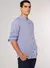 CAMISA LINO CUELLO MAO AZUL (03810320404)