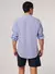 CAMISA LINO CUELLO MAO AZUL (03810320404) en internet