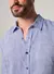 CAMISA LINO LAVADO AZUL (03810320204) - comprar online