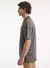 CAMISA TEJIDA MC LINO GRIS MELANGE OSCURO (0381033202803) en internet