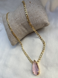 Colar Gota em Pedra Natural - comprar online