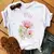 Camiseta Estampada Floral Aquarela - comprar online