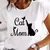 Imagem do Camiseta Estampa Gato
