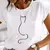 Camiseta Estampa Gato