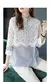 Camisa Detalhes Renda - Fran Stoinski Boutique