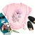 Imagem do Camiseta Estampada Floral Aquarela
