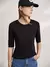 Camiseta curta Elegante - Fran Stoinski Boutique