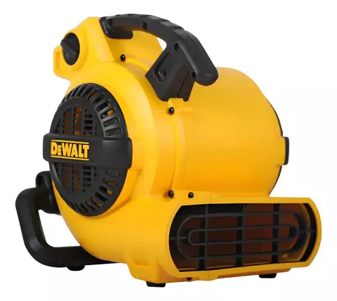 Ventilador De Aire Industrial Secador Dxam2250 Dewalt Estructura Amarillo Aspas Negro Diámetro 22.86 Cm Frecuencia 50