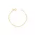 Pulseira Semijoia Infantil em Bolas e Pérolas 15 CM - comprar online