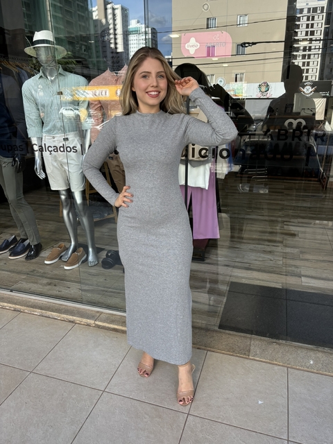 FEM Vestido Cinza Ghost Gray Sly Wear