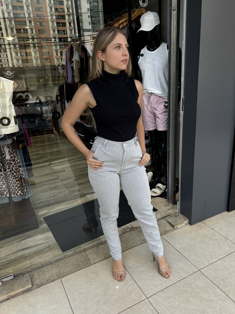 FEM Blusa Gola Alta Preto SLY WEAR