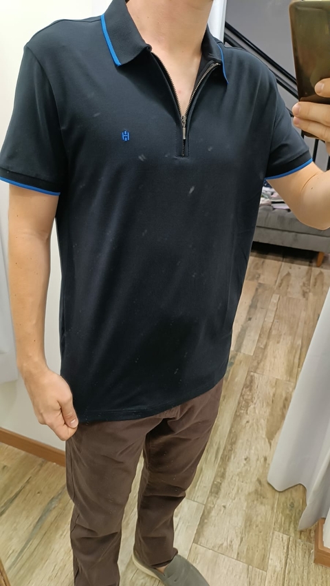 Polo Basica Slim Fit Preto HighStill