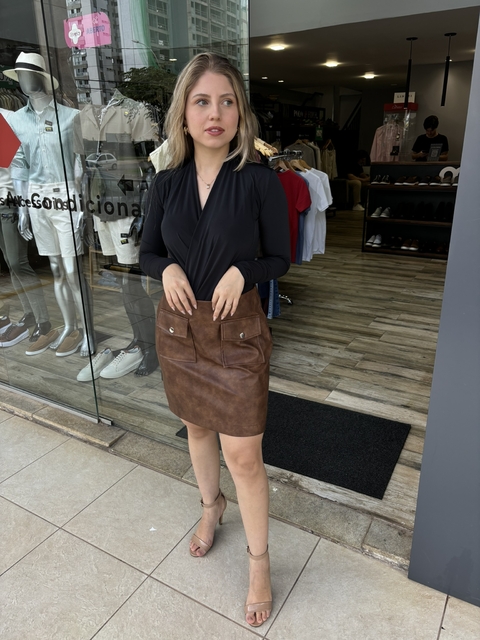 FEM Saia Marrom Emperador SLY WEAR