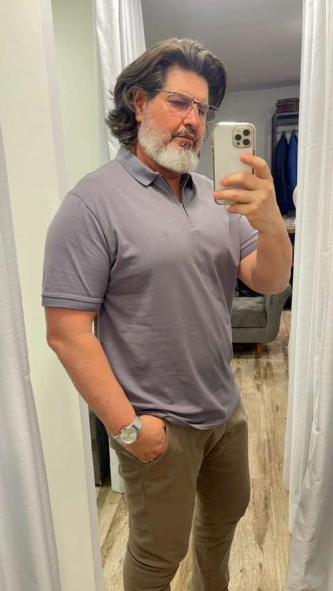 Polo Basica Classic Cinza Escuro HighStill