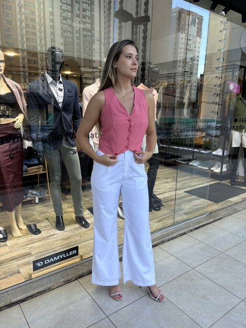 FEM Colete Alfaiataria Summer Rosa Vita FORMITZ