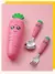 Conjunto de talheres infantil em inox - Rosa cenourinha
