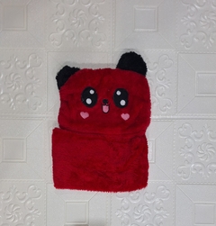 Imagen de GORRO INFANTIL PANDA CON CUELLITO
