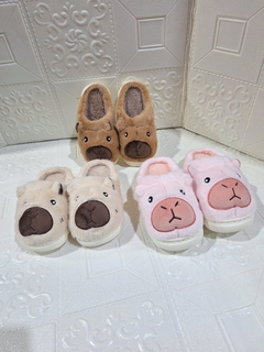 PANTUFLAS CAPIBARA C/CORDERITO POR DENTRO - comprar online
