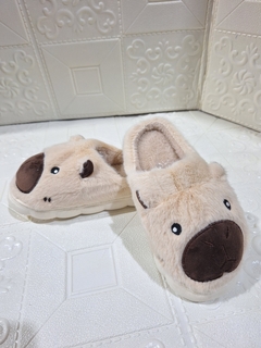 PANTUFLAS CAPIBARA C/CORDERITO POR DENTRO - tienda online