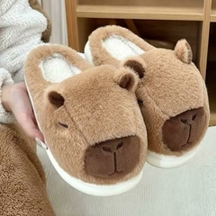 PANTUFLAS CAPIBARA C/CORDERITO POR DENTRO