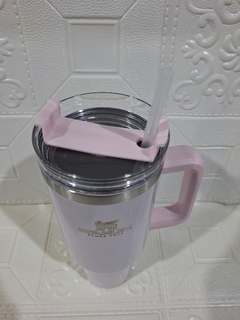 VASO QUENCHER SIMIL STANLEY CON GLITTER 1200ML - El Principito Mayorista