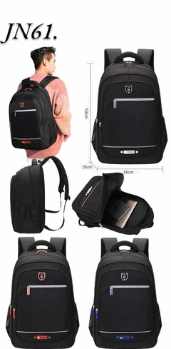 MOCHILA HOMBRE C/USB C/PORTA NETBOOK