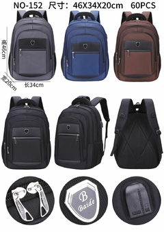 MOCHILA HOMBRE LISA REFORZADA 4 CIERRES - El Principito Mayorista