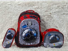 Imagen de MOCHILA INFANTIL 3 PIEZAS CARTUCHERA+LONCHERA