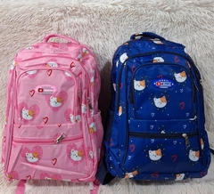 MOCHILA JUVENIL ESTAMPA GATITO - comprar online